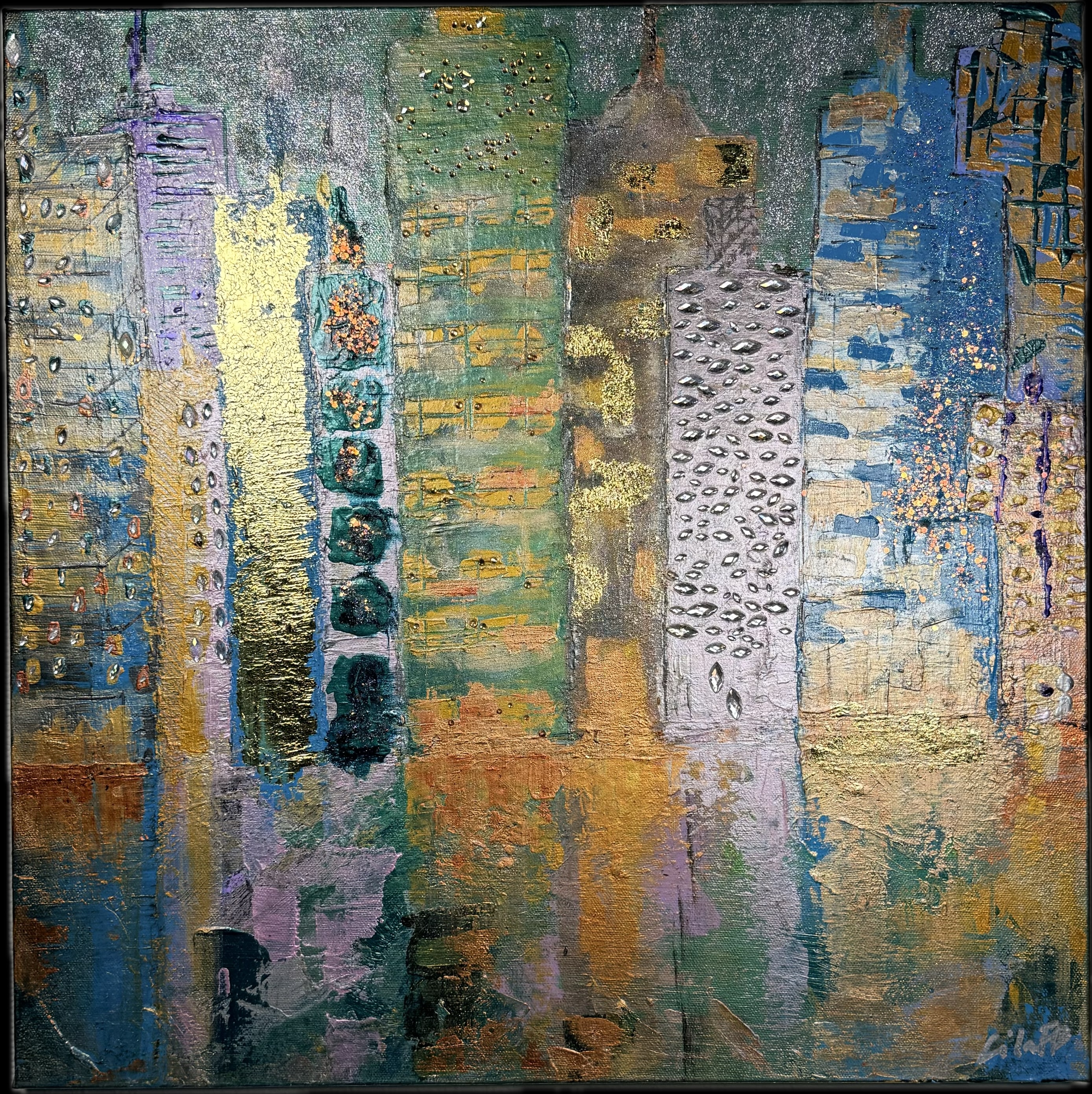 Barcode Oslo 2024 — painting by Lila Fredrika Blom