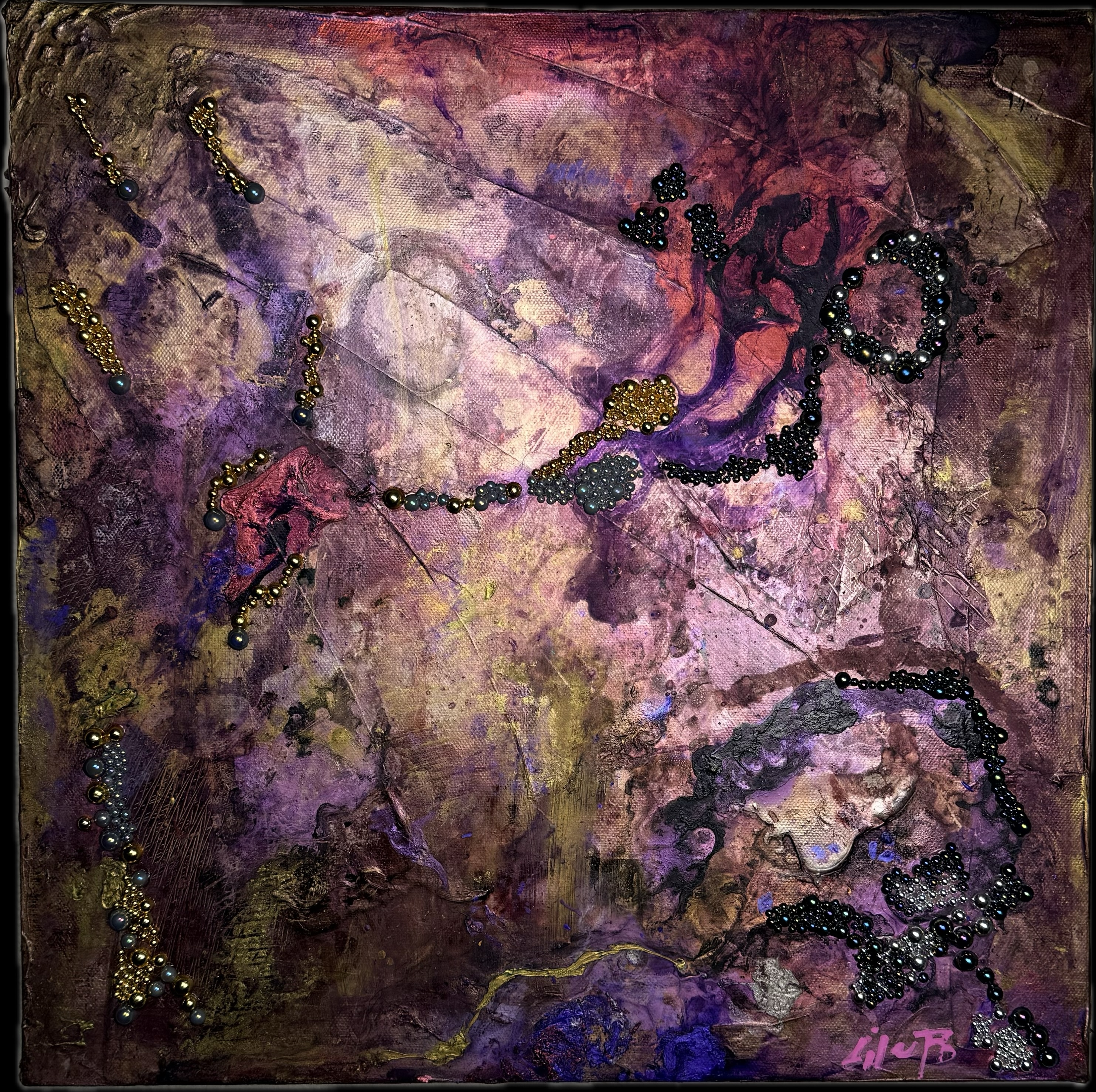 Galaxy 2026 — painting by Lila Fredrika Blom. © Kunst med Blom, Oslo